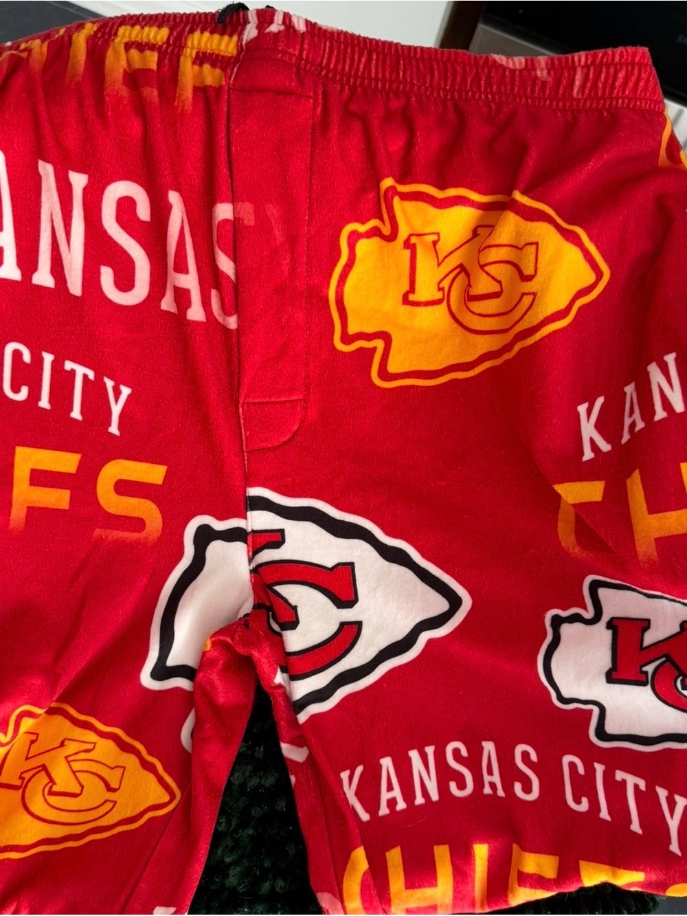 NFL Kansas City Chiefs Red and Yellow long pajama pants XXL
